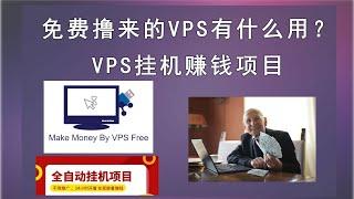 免费撸来的vps有什么用？竟然可以挂机赚钱。一款可以在vps上挂机赚钱的项目，被动收入，收入可大可小。