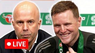  LIVE | Eddie Howe and Arne Slot post-match presser | Liverpool 1-2 Newcastle | Carabao Cup Final