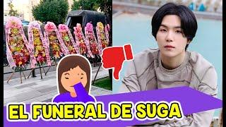 ¡FURIA TOTAL! Corea despide a Suga con un funeral de flores!