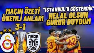 Galatasaray 3-1 Paok Maç Sonu-Tugay Kerimoğlu-Övgü Dolu GS Yorumu.