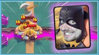  HOG EXECUTIONER DECK VS 16 CARDS / Clash Royale