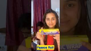 Faasos Roll , EatSure | #faasos #shorts #shortsvideo #foodreviewshorts #kannadashorts #kannadavlogs