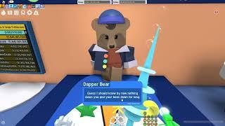 Handing in the last Dapper Bear quest | Roblox Bee Swarm Simulator