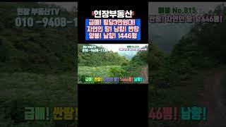 싼땅 남향 양봉 자연인 땅 #sorts #현장부동산 #양봉 #싼땅 #자연인 #가대리