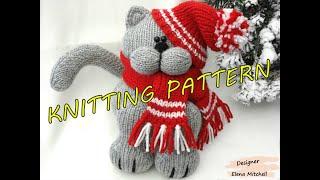 Knitted toys, Knitting pattern toys, Crochet pattern PDF || Designer Elena Mitchell