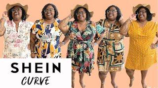 SHEIN SUMMER DRESS HAUL 2022 PLUS SIZE | PLUS SIZE TRY ON HAUL  | PLUS SIZE FASHION | CHAR KBTV