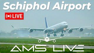  LIVE: Awaiting the Full Quad Squad (A340/B747/A380) at Schiphol Airport | November 7, 2024