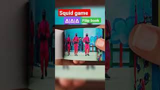 squid game filip book | squid game animation #squidgame #short #viral