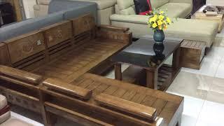 Review bộ Sofa gỗ mini thiết kế thông minh cho phòng khách nhỏ