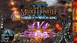 Always Expect Siege | CHAOS 4V4 | LotR BFME2 RotWK 2.02