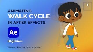 Animating WALK CYCLE in After Effects - Beginner animation tutorial