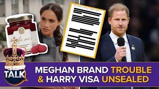 Meghan Markle Faces ‘As Ever’ Trademark Trouble | Prince Harry US Visa Files Redacted