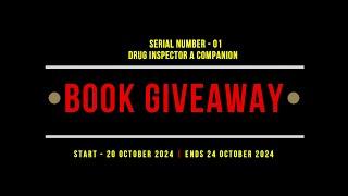 FREE Book Giveaway (01)| 2024 | Drugs Inspector A Companion"  Check Pinned Comment For Google Form