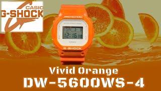 Casio G-Shock DW5600WS Vivid Orange