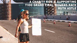 A charity 500k bike ride in the desert and supporting the t100 grand final women's race