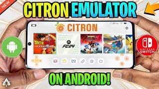  TESTING CITRON EMULATOR ANDROID - SETUP & GAMEPLAY | NEW NINTENDO SWITCH EMULATOR