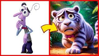 INSIDE OUT 2 as TIGERS - All Characters