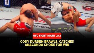 UFC Fight Night 242 results: Cody Durden defeats Matt Schnell via takedown and ninja choke