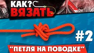 ПЕТЛЯ НА ПОВОДКЕ - Как вязать? Лучшие рыболовные узлы #2