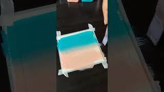 Simple two color gradient 1 blending #gouachepainting #gouache #trending #trending #tiktok