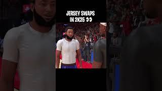 Jersey Swaps in NBA 2K25 