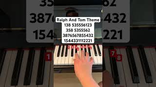 R&T Theme by Gamer Ben and Half-Asleep Chris // ig: jessnotes123 #piano #pianotutorial #pianomusic