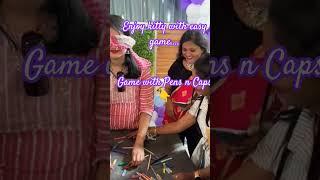 funny game/ Ladies games pens n caps easy games #shortvideo #groupgames #reels #shortsvideo