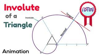 How to draw an Involute of a Triangle