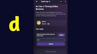 Art Into a Thriving Online Business | Tapswap Code | How to Turn Your Art Into a Thriving Online