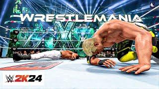 WWE 2K24 Cody Rhodes vs. Roman Reigns WrestleMania XL