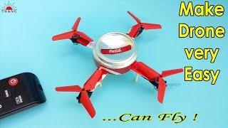 How to make a Remote Control Helicopter Drone at Home | 100% fly