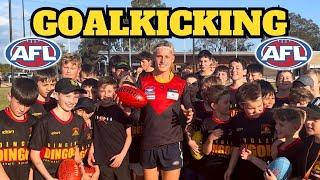 AFL GOAL KICKING CHALLENGE VS 100 SUBSCRIBERS!