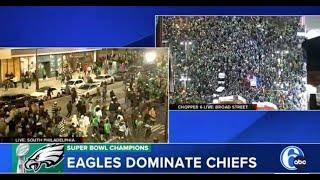 LIVE COVERAGE: Philadelphia celebrates after Eagles win Super Bowl LIX