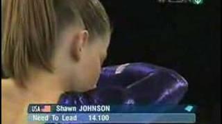 Shawn Johnson is fourth US gymnast to win all-around title