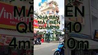 Nhà bán mặt tiền đường quận 10 ngan rộng diện tích lớn giá rẻ nhất khu vực #short #nhamattien #home