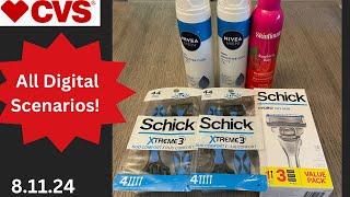 CVS Week 2 Deals 8/11/24 Cheap Shaving Products #cvsdeals