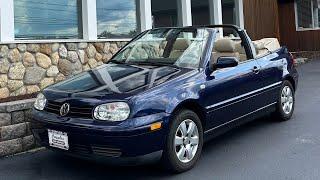 2002 Volkswagen Cabrio GLX - same owner for 20 years, perhaps one of the nicest ones left.