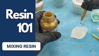 Beginners Resin 101: Mixing Resin #resinart