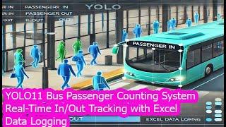 YOLO11 passenger counting | Real-time passenger tracking | YOLO object detection tutorial