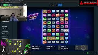 Trainwrecks hit a Breaking 10000x on Retro Tapes! (MAX WIN BASEGAME)