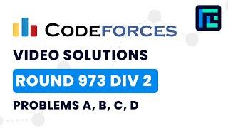 Codeforces Round 973 (Div 2) | Video Solutions - A to D | by Raghav Goel | TLE Eliminators