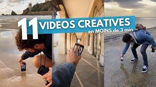 11 IDÉES de VIDÉOS CRÉATIVES pour PERCER sur TikTok et Instagram REELS (avec smartphone)