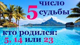 Число судьбы 5. Характер всех, кто родился 5, 14, и 23 числа любого месяца.