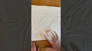 Building textured art layers using 2 different types of texture paste ready for acrylic paint layers