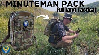 Minuteman Pack from Fulltang Tactical; Scalable pack design