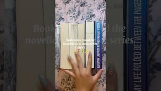 Book series I read the novella to vs. book series I didn’t ️ #books #booktok #booktube