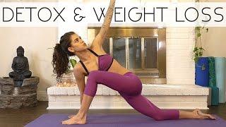 Yoga for Detox & Weight Loss with Julia | Beginners Yoga Class for Belly Fat, Digestion, 25 Mins