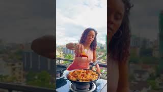 Dennis Ombachi Cooks For Bien and Girlfriend Chiki