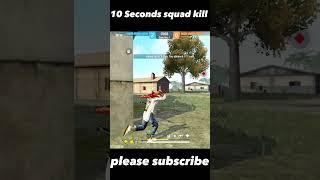 10 seconds squad kills 1vs 4 | NB GAMING YT