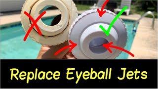 Pool Jet and Spa Eyeball Jet Hydrostream Insider Fitting 3/4" Replaces Hayward SP1421D Review